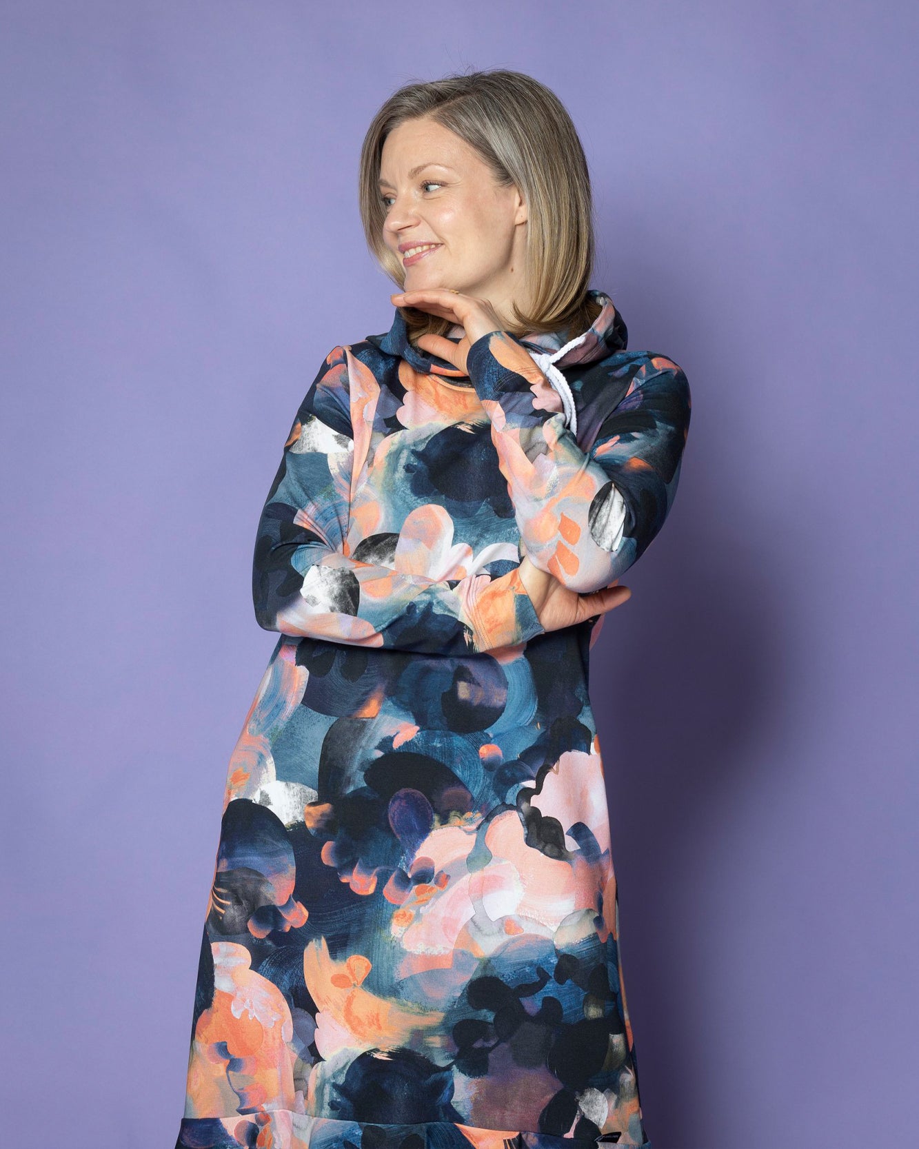 Hulmuhuppari, Hehku - sininen/koralli