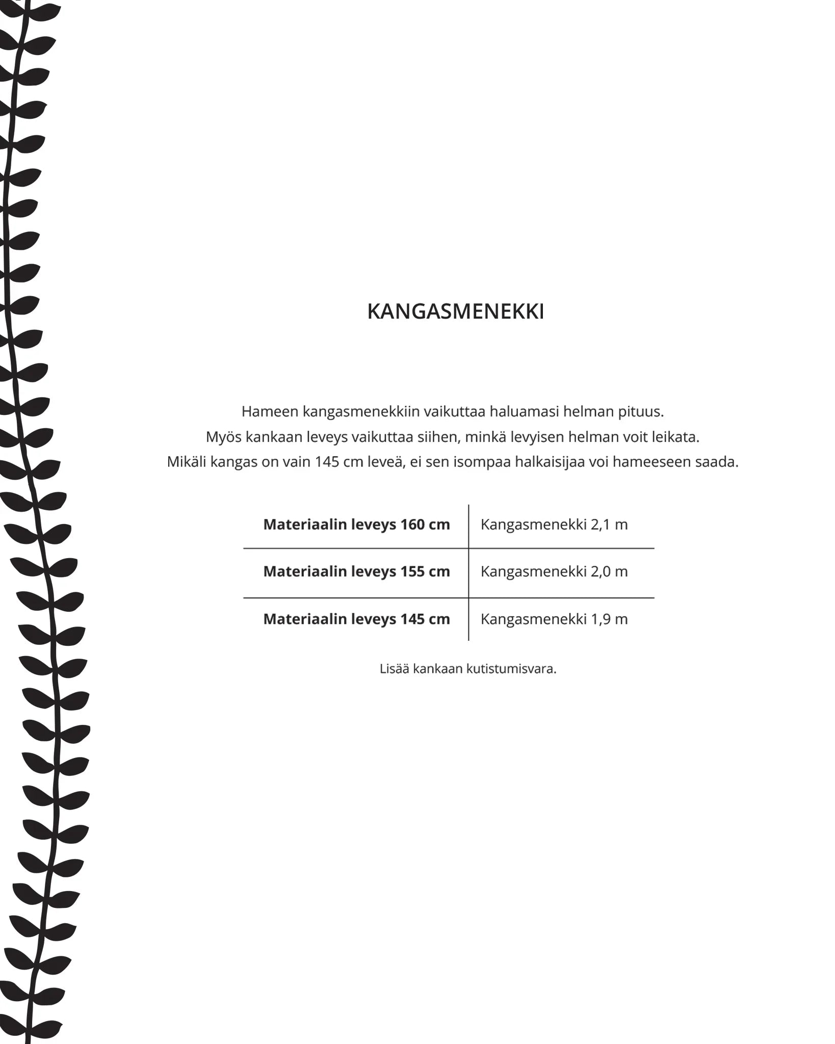 Kaava - kellohelmahame