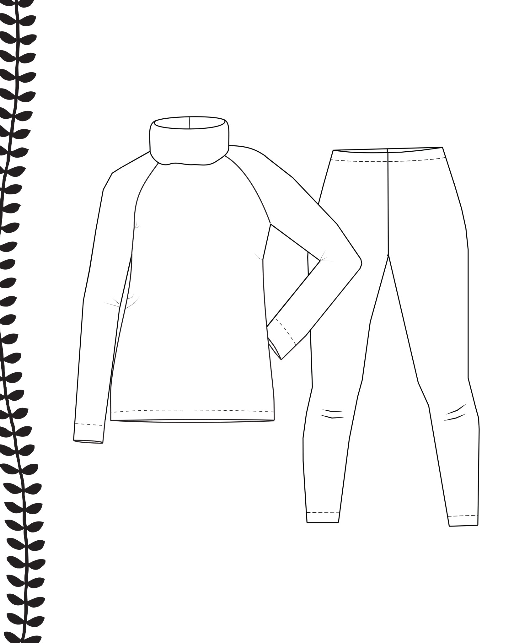 Pattern - lempi layering set