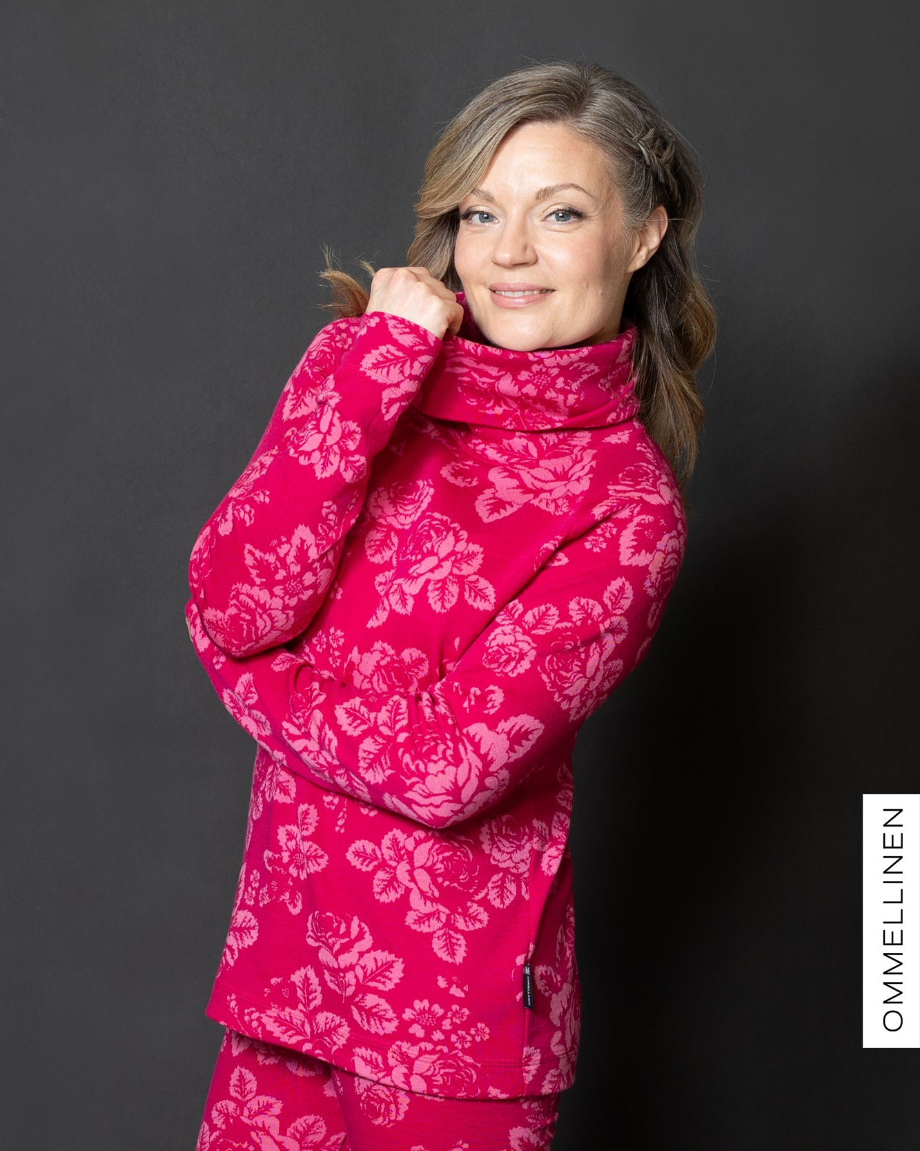 Merinopoolo, Babushka Roses - pinkki