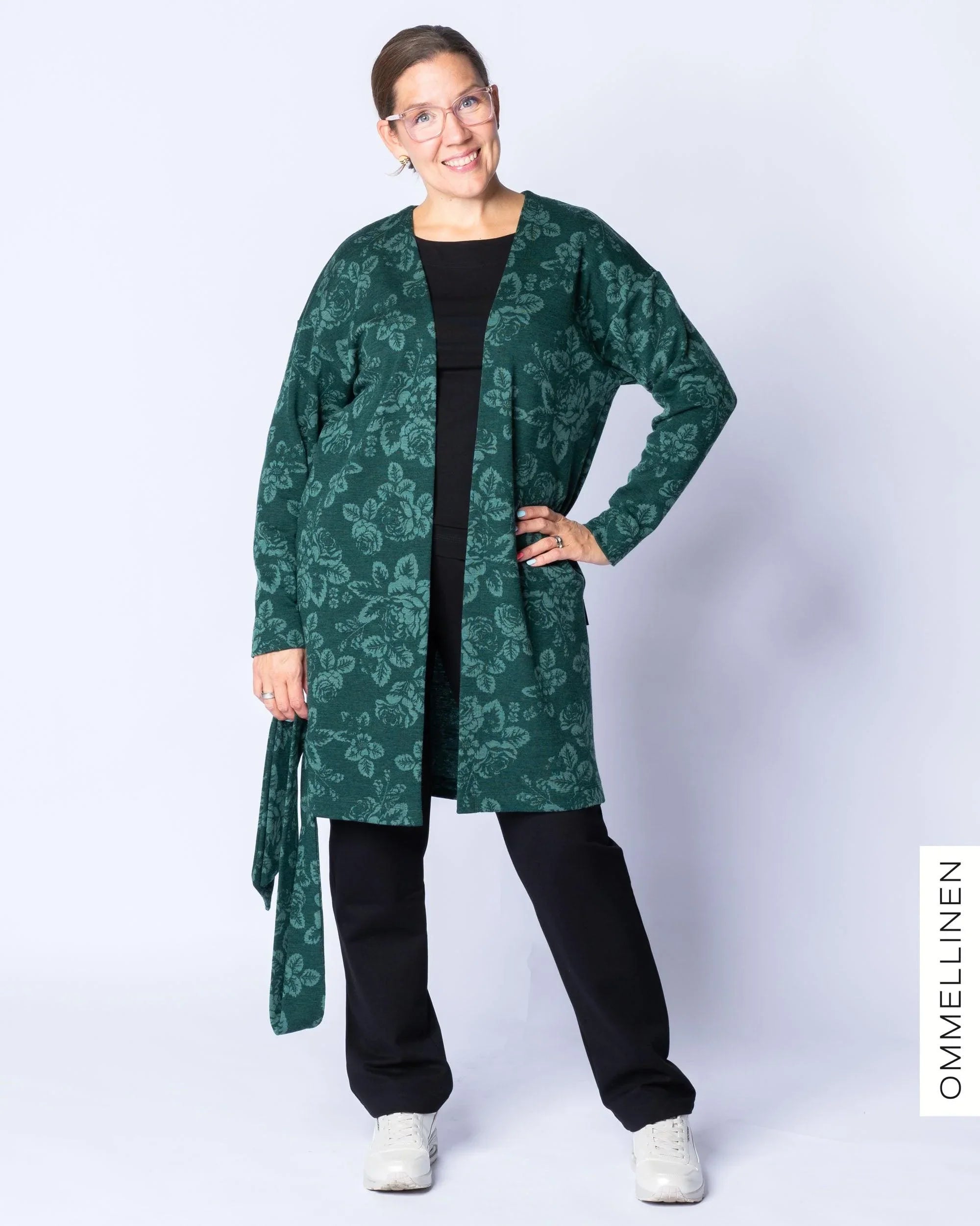 Timanttitakki, Babushka Roses - vihreÀ/vihreÀ