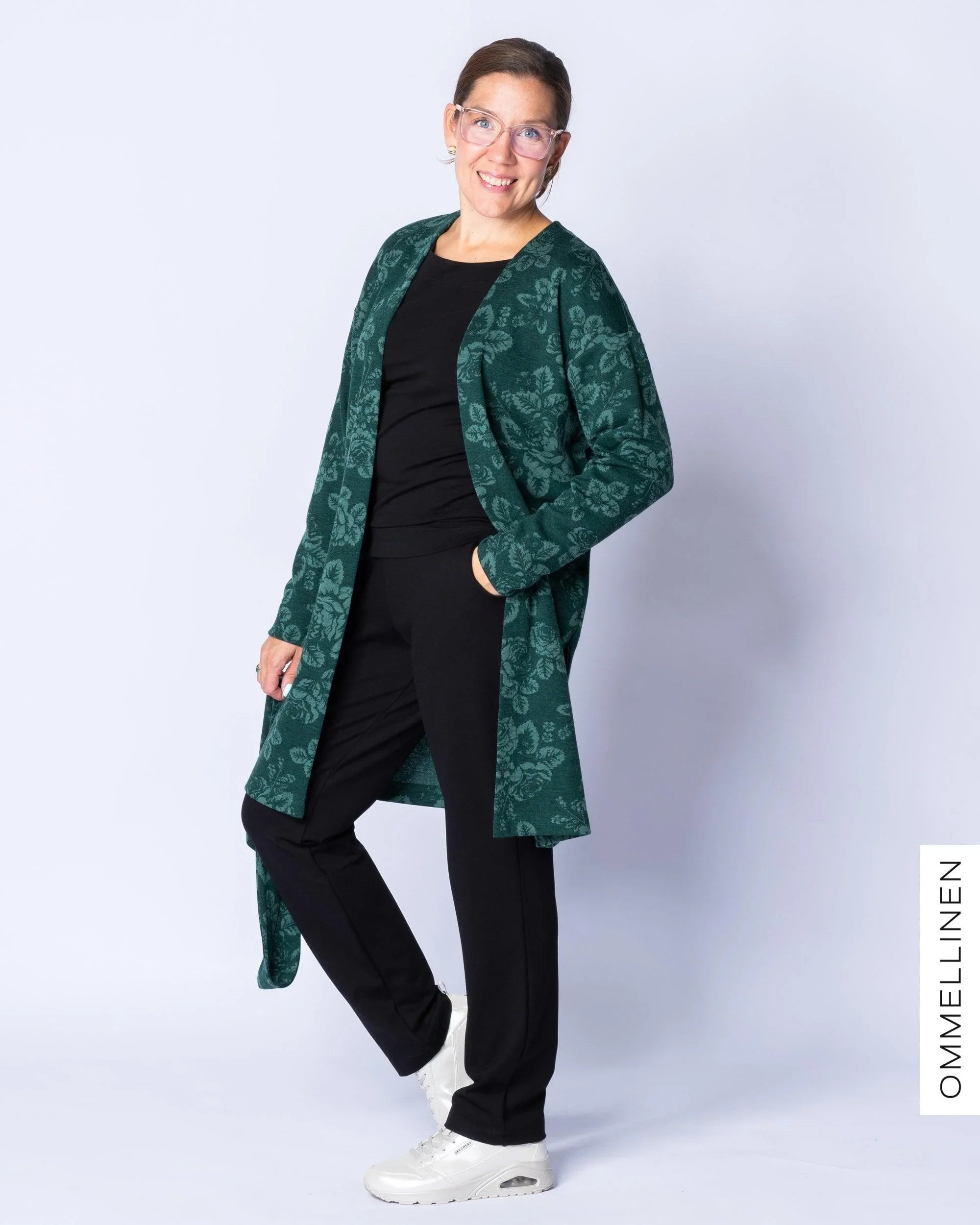 Timanttitakki, Babushka Roses - vihreÀ/vihreÀ