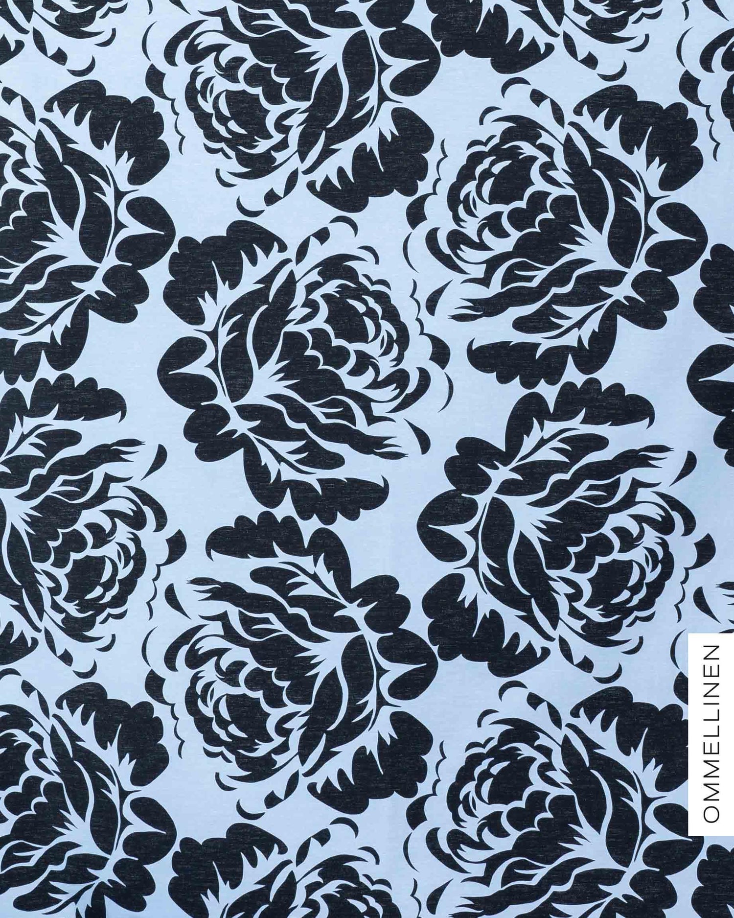 Digitrikoo, Babushka Roses JĂ€tti - vaaleansininen - Ommellinen