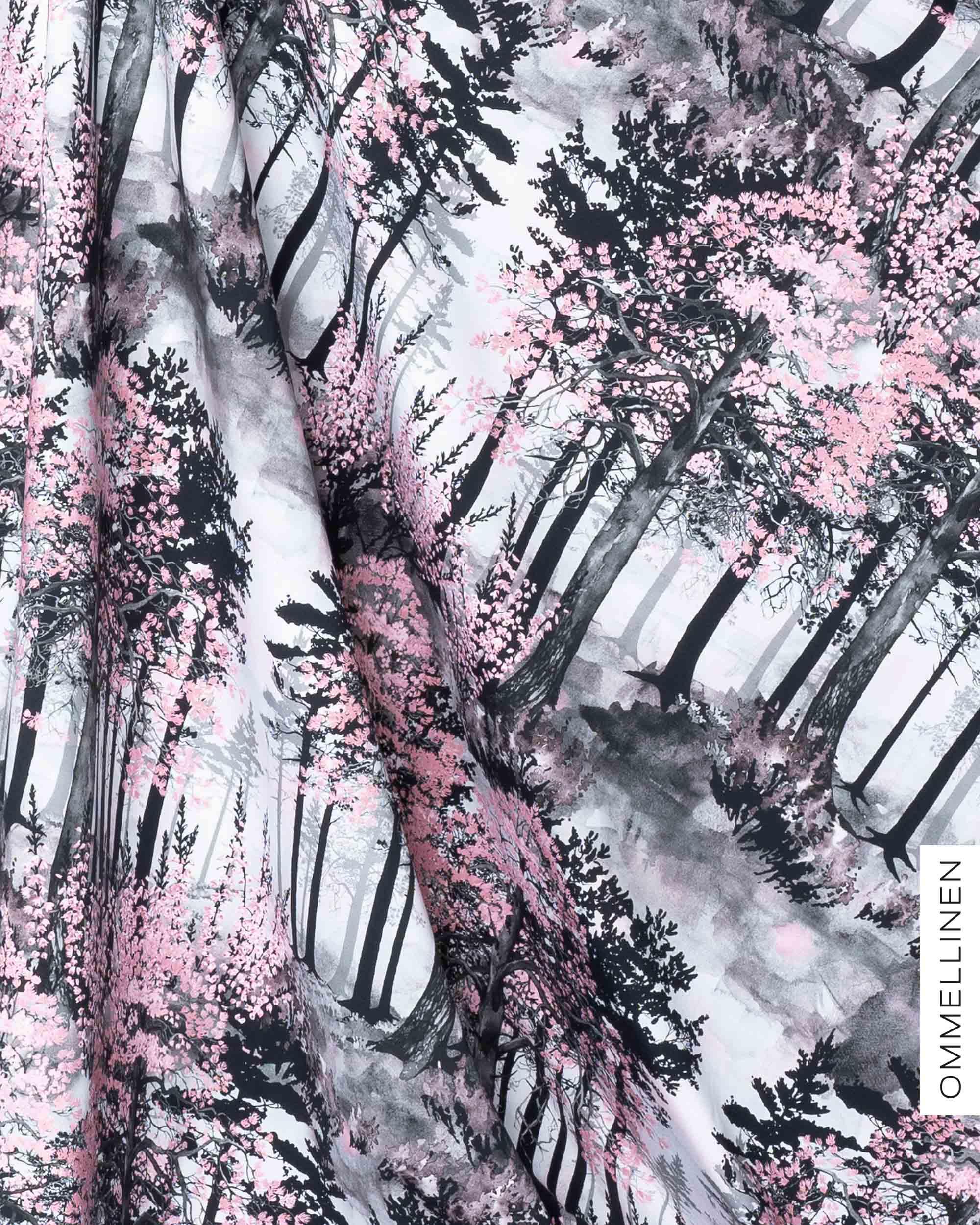 Digitrikoo, MetsÀn lumo - roosa - Ommellinen