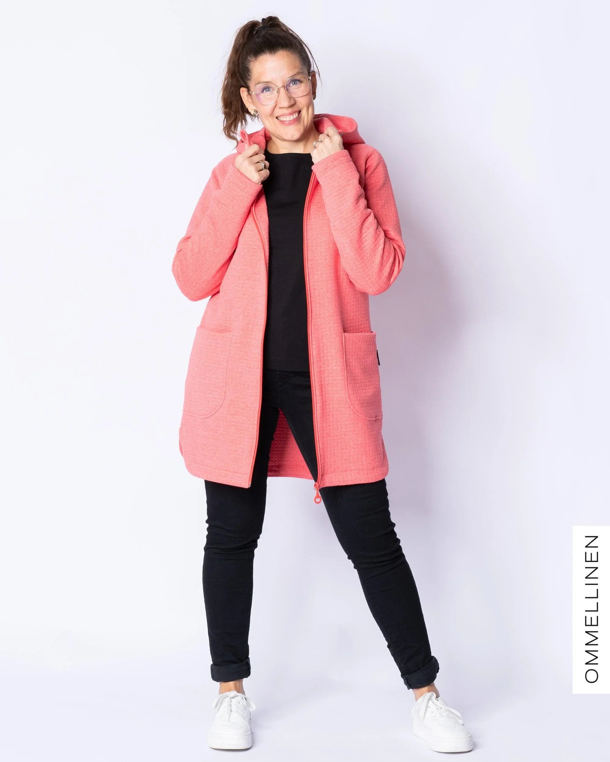 Hupparitakki, Meleerattu koralli - Ommellinen