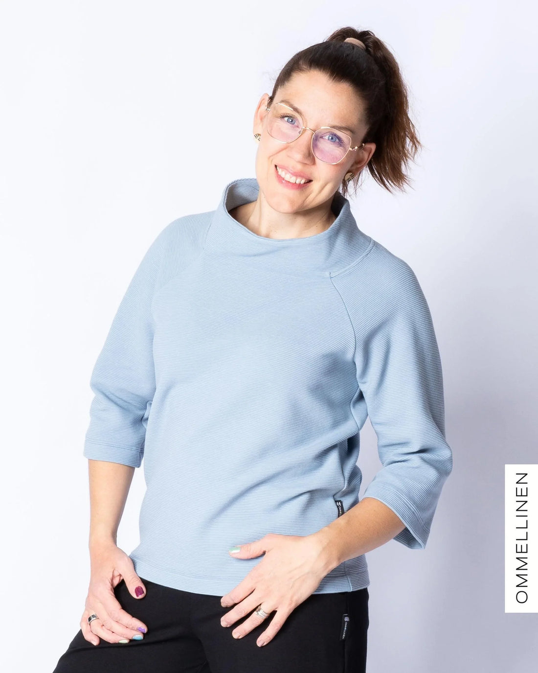 HUPS! SÀrmÀ-paita, vaaleansininen - M - Ommellinen