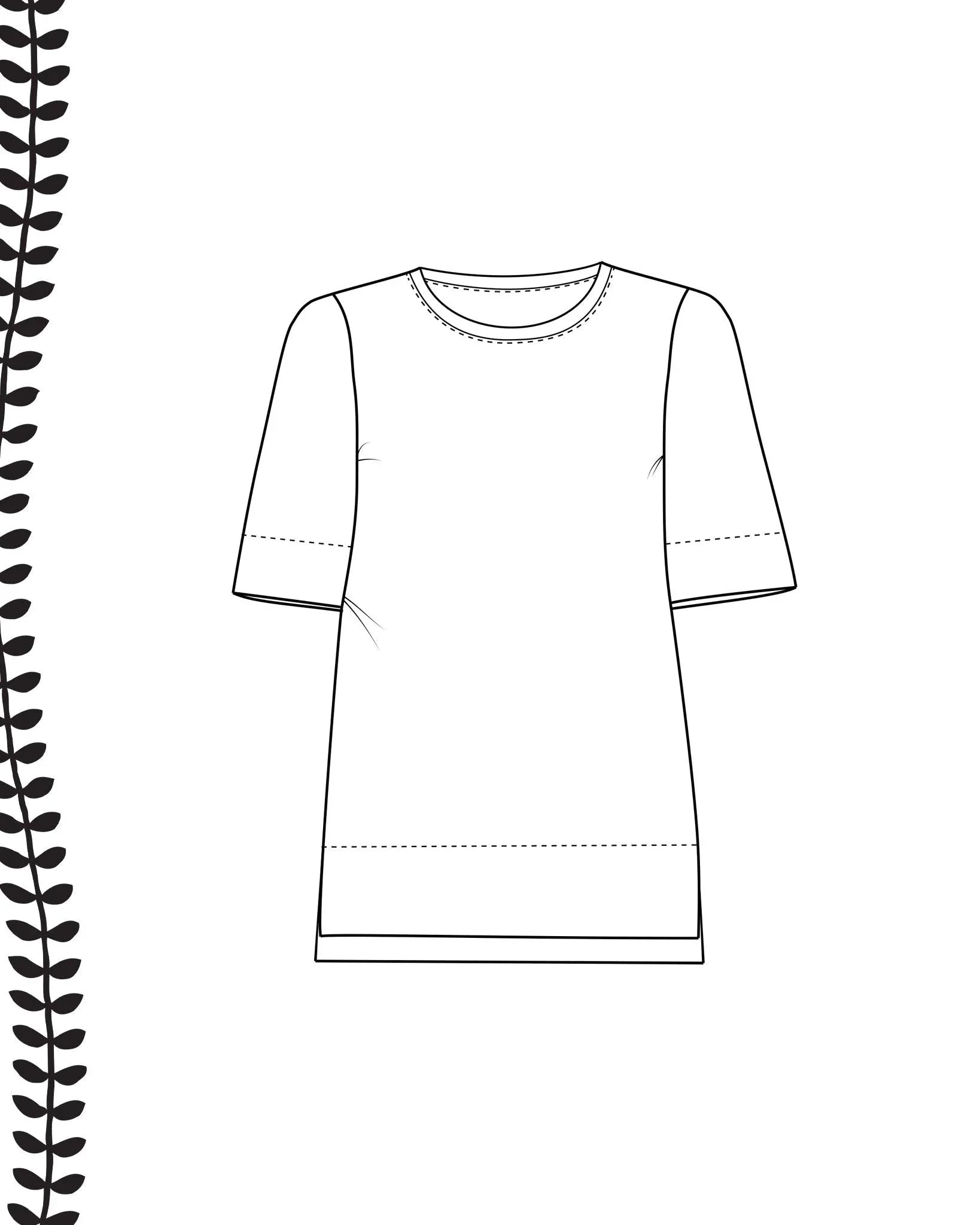 Kaava - sydÀnpaita - Ommellinen