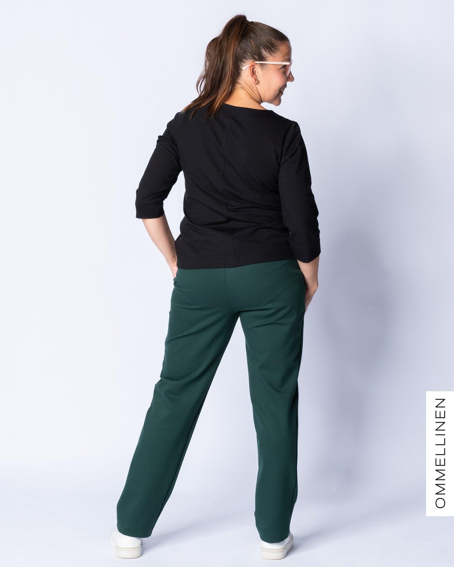 Perushousut, SmaragdinvihreÀ - Ommellinen