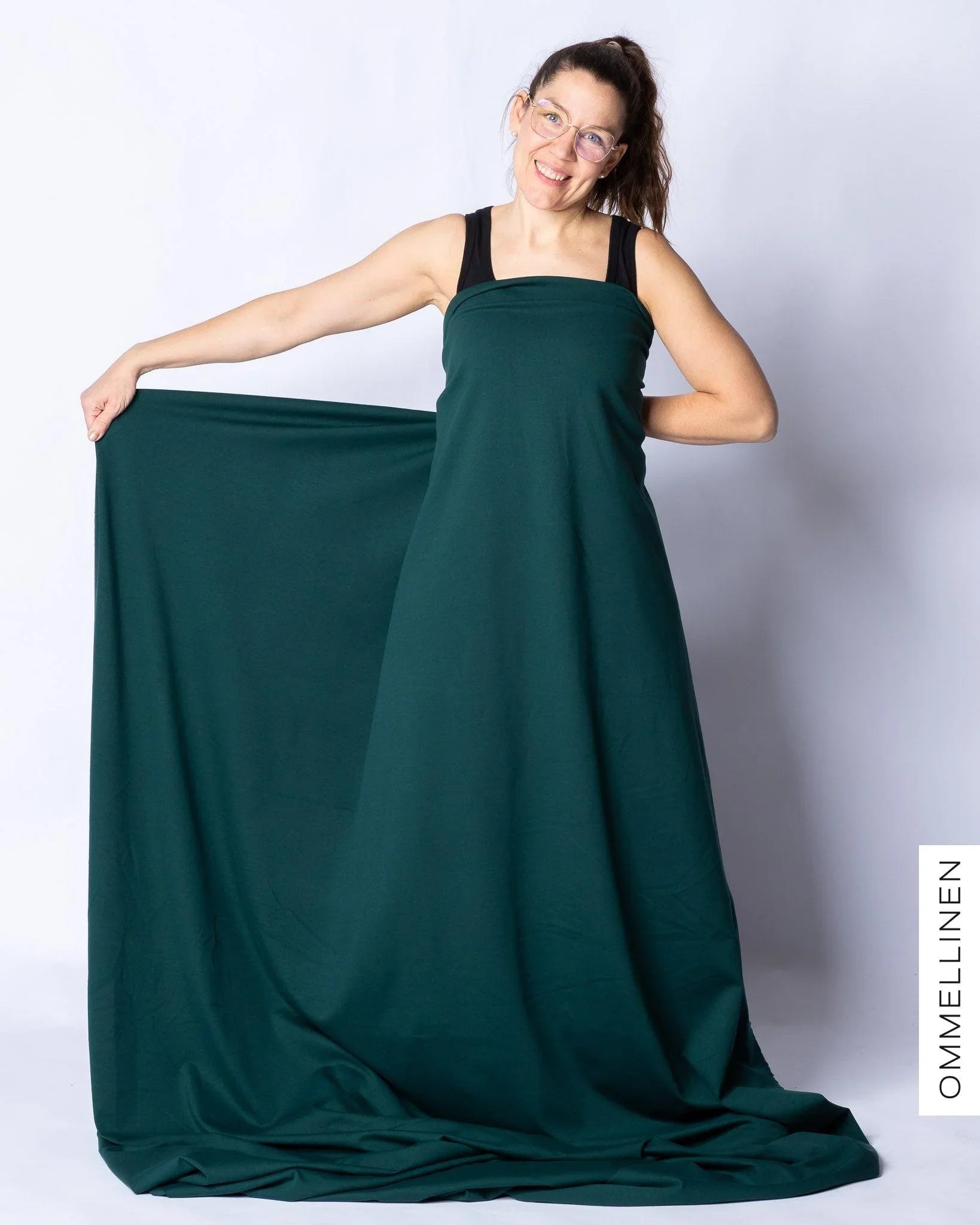 Punto knit - PRE-CUT, emerald green