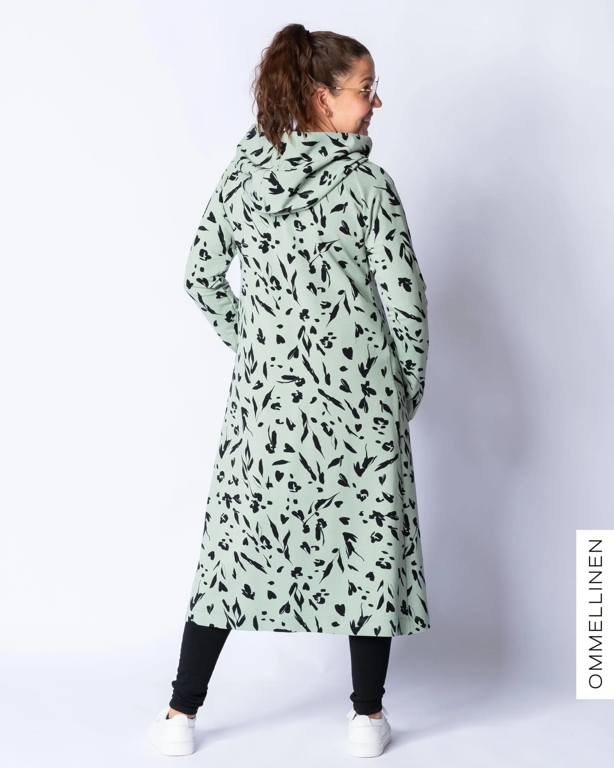 Rentoilutakki, SydÀnjemma - salvia - Ommellinen