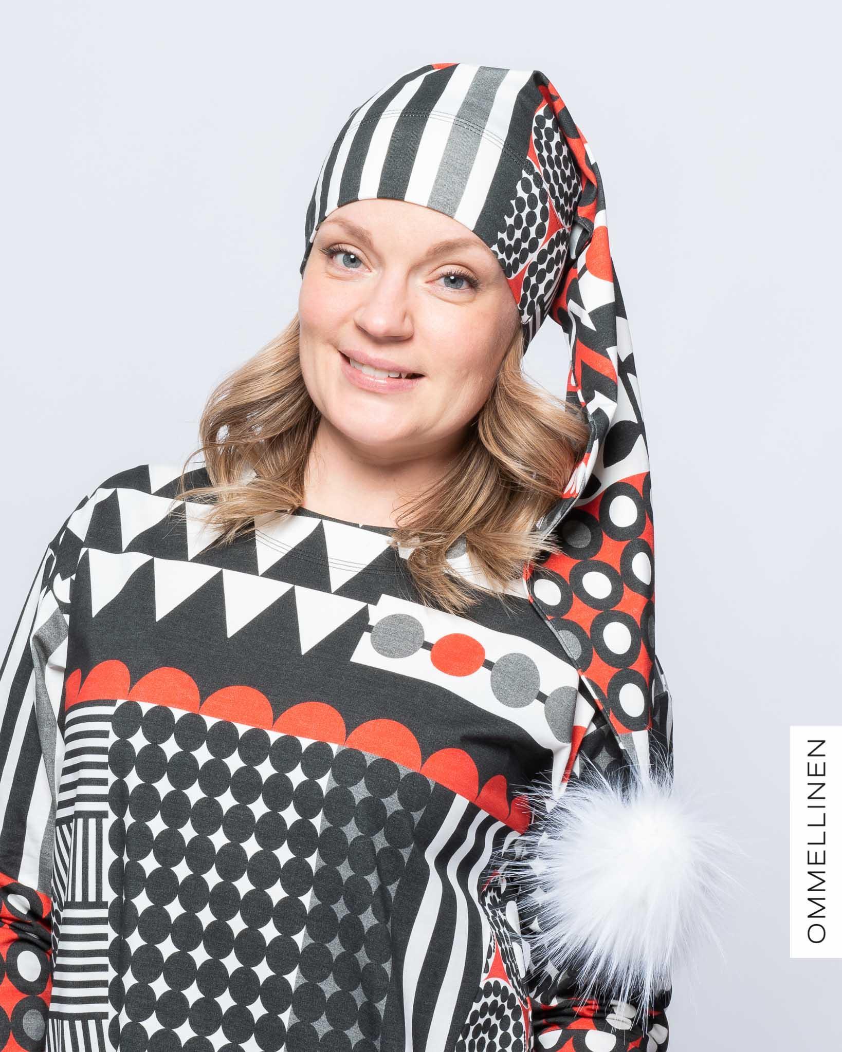Tonttulakki, TilkkutÀkki - punainen - Ommellinen