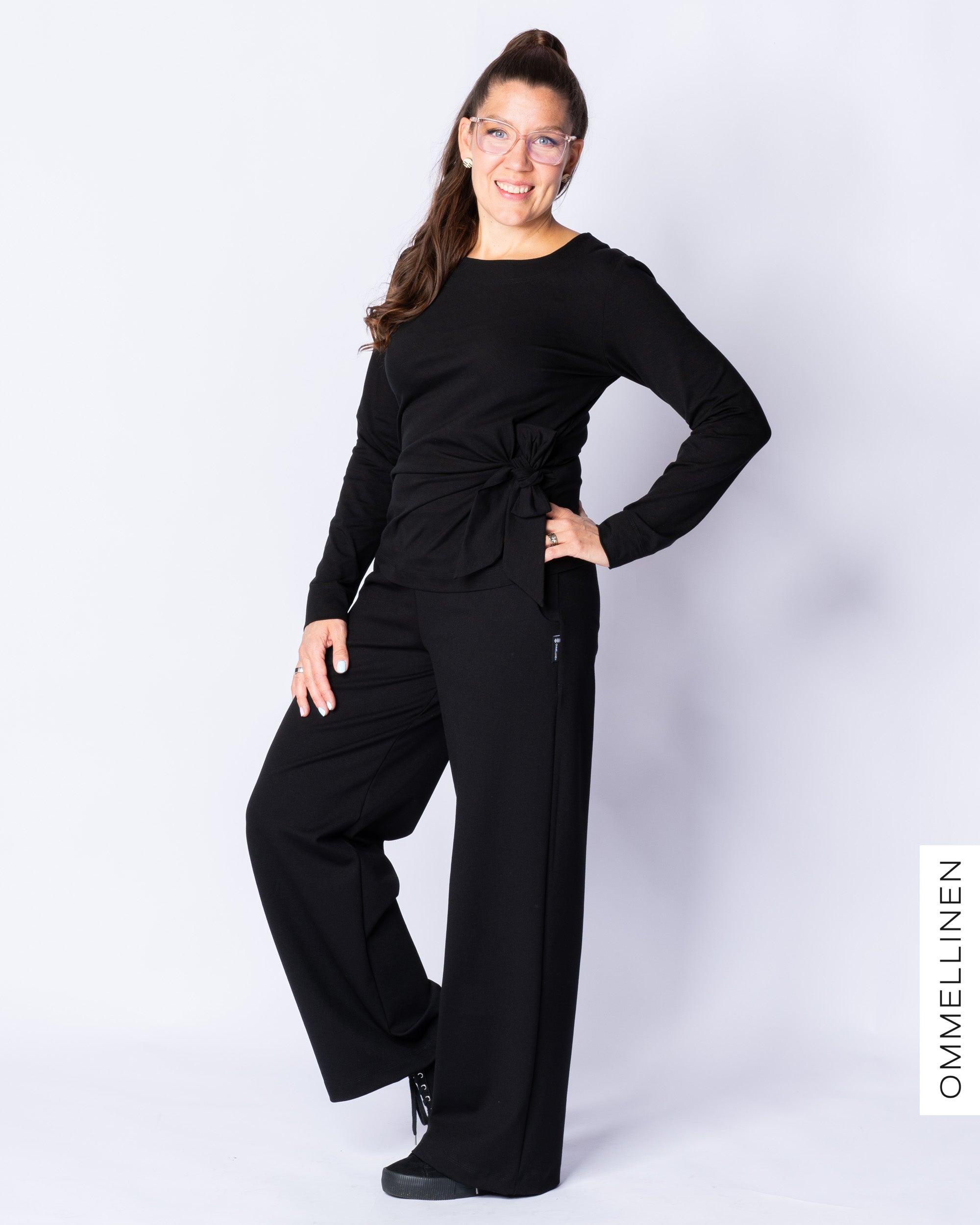 WHOOPS! LUOTTO pants, black - S / normal length