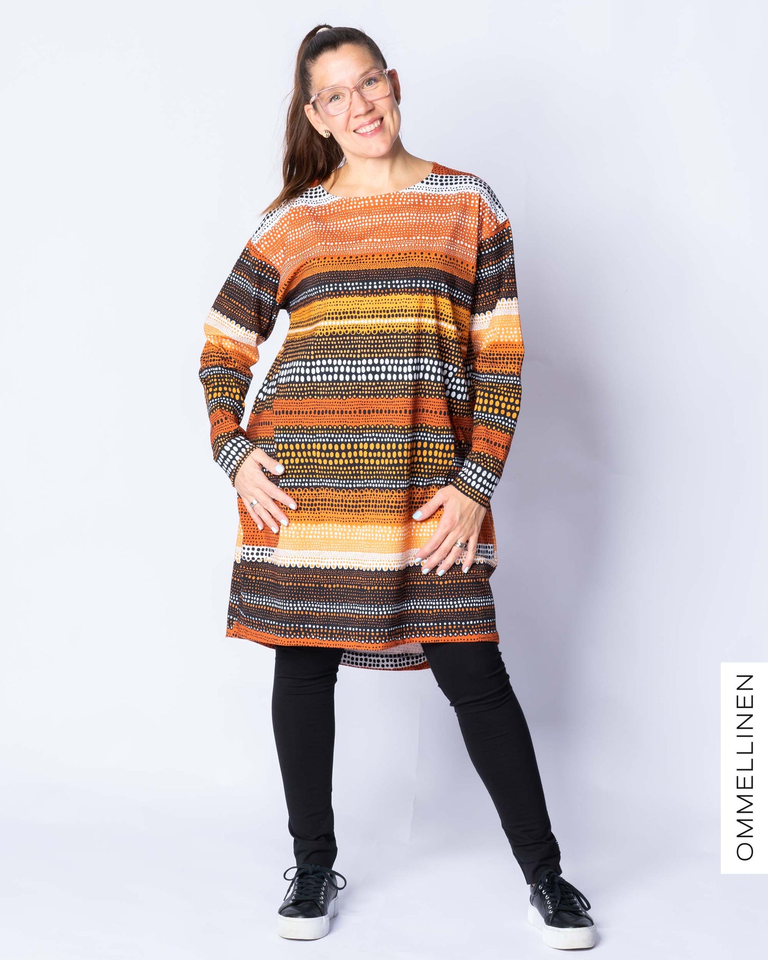 POCKET tunic, Lacepath - brown