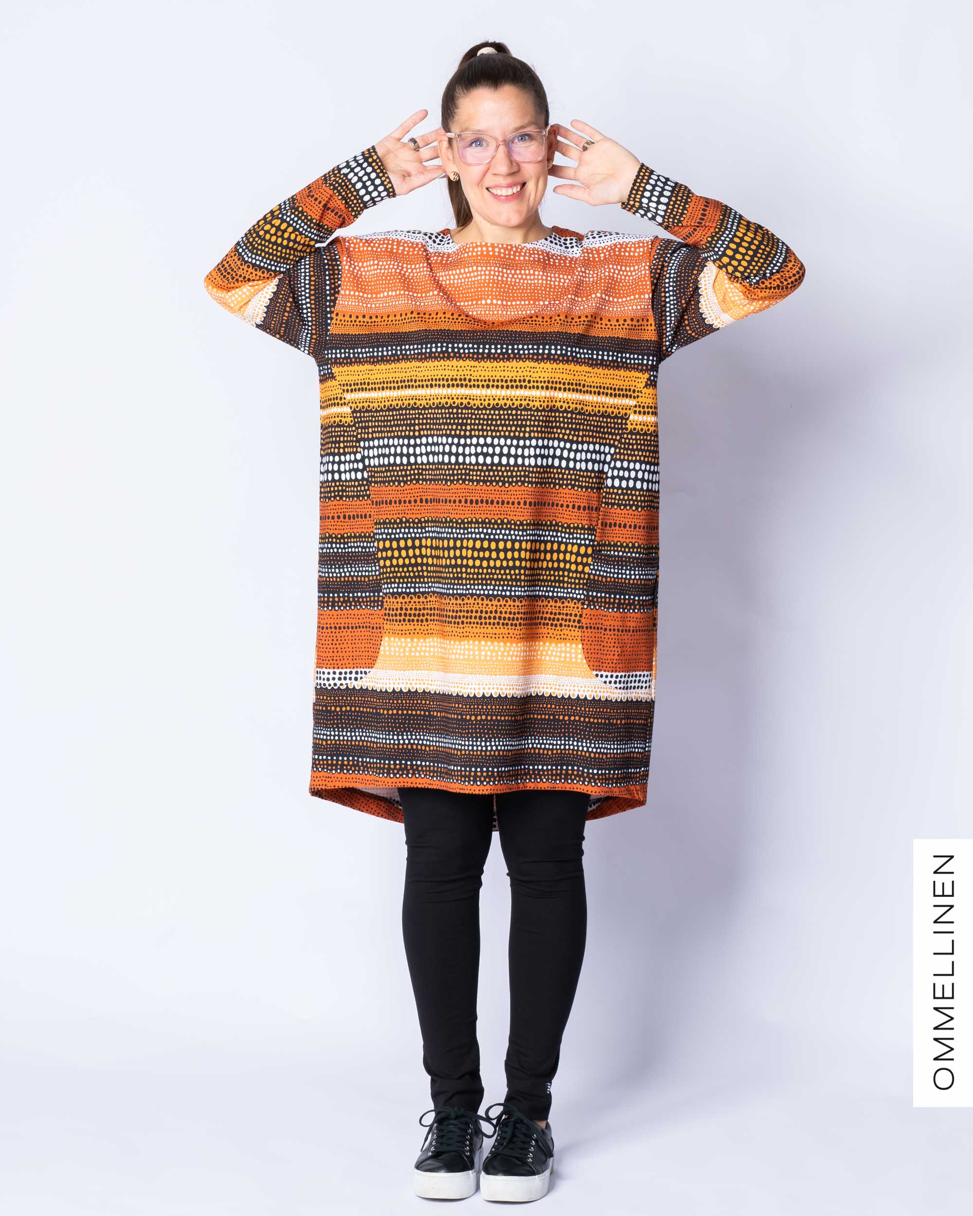 POCKET tunic, Lacepath - brown