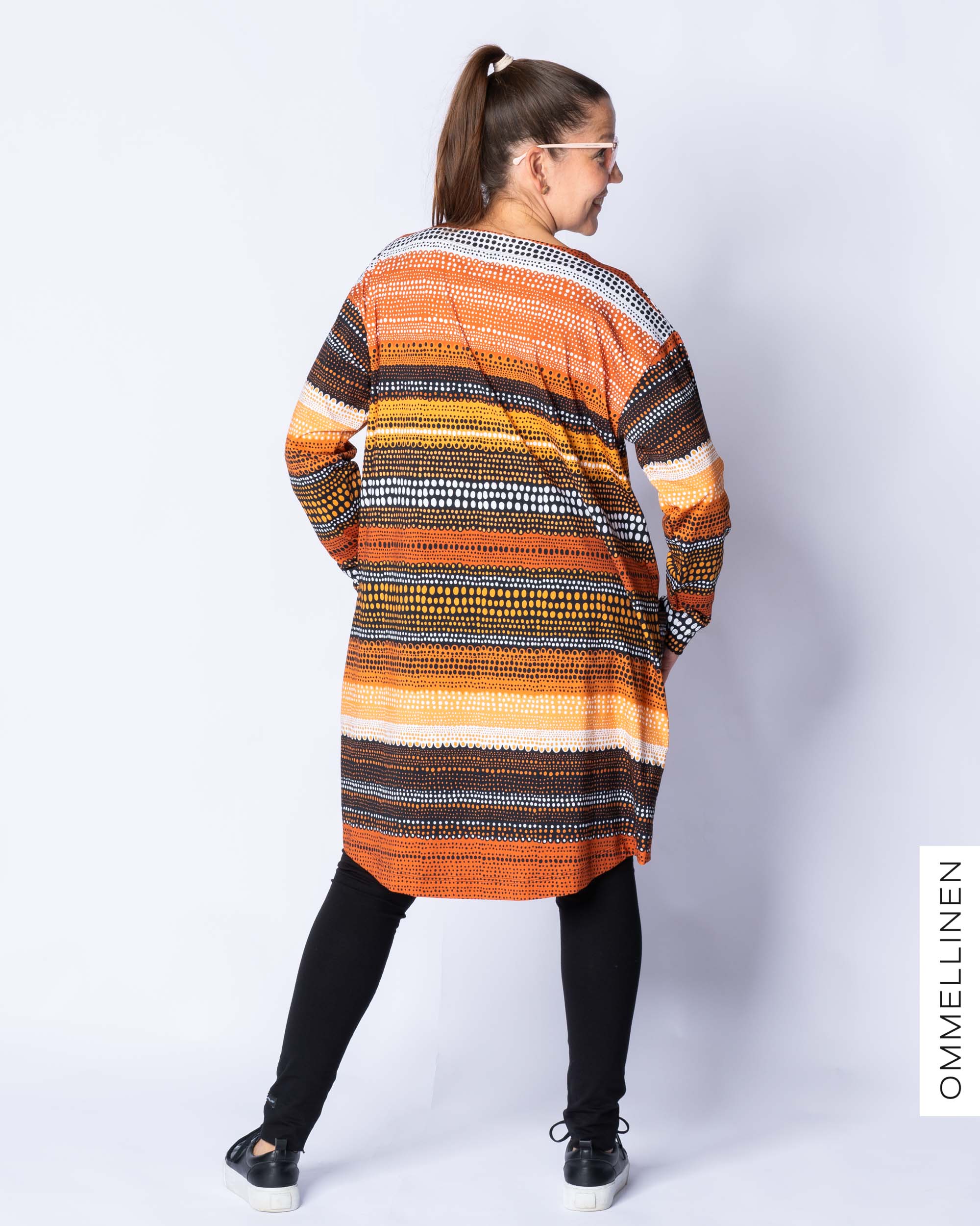 POCKET tunic, Lacepath - brown