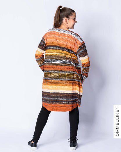 POCKET tunic, Lacepath - brown