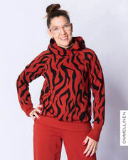 LUOTTO hoodie, Villi - burnt orange