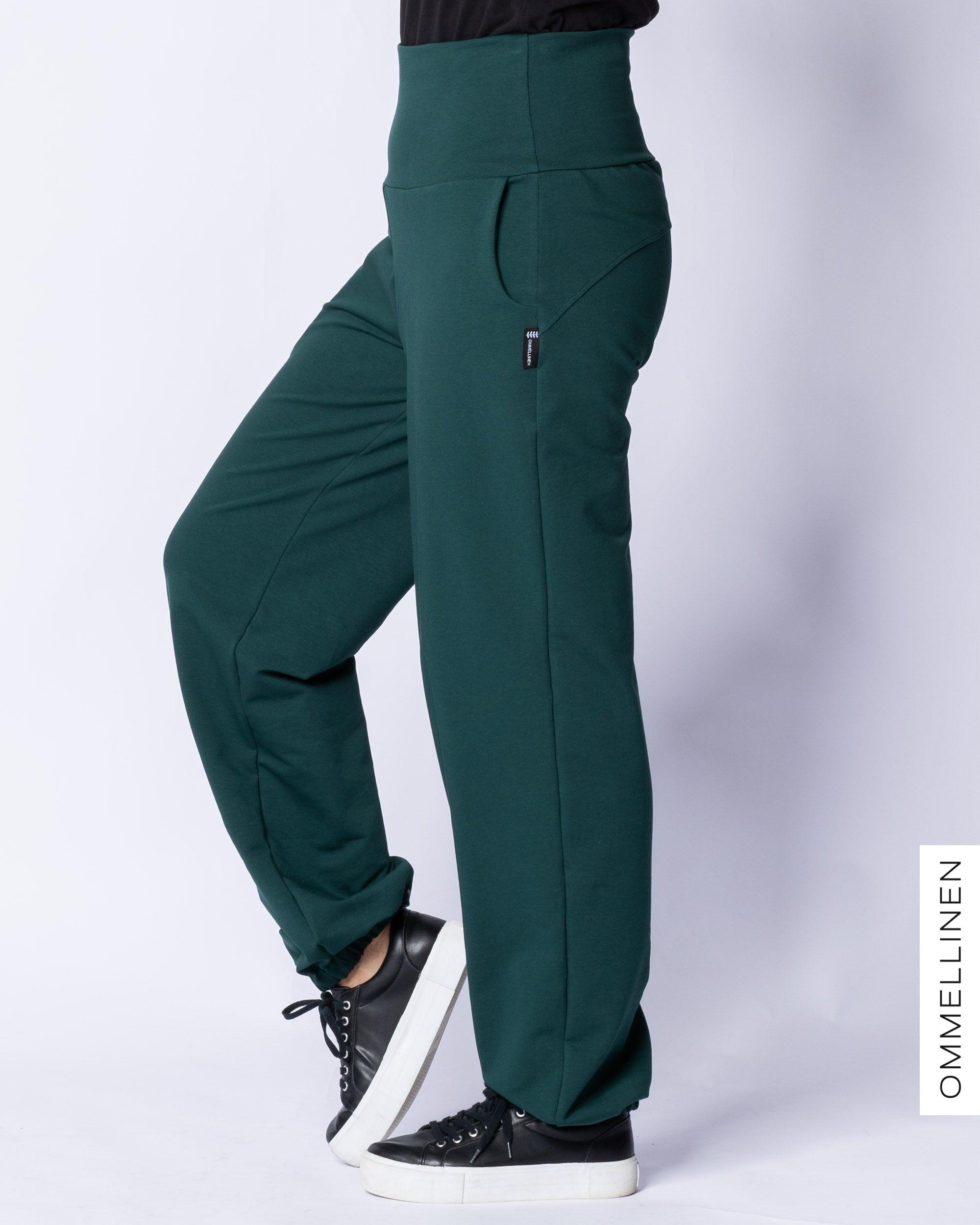 WHOOPS! LUOTTO college pants, dark green - M