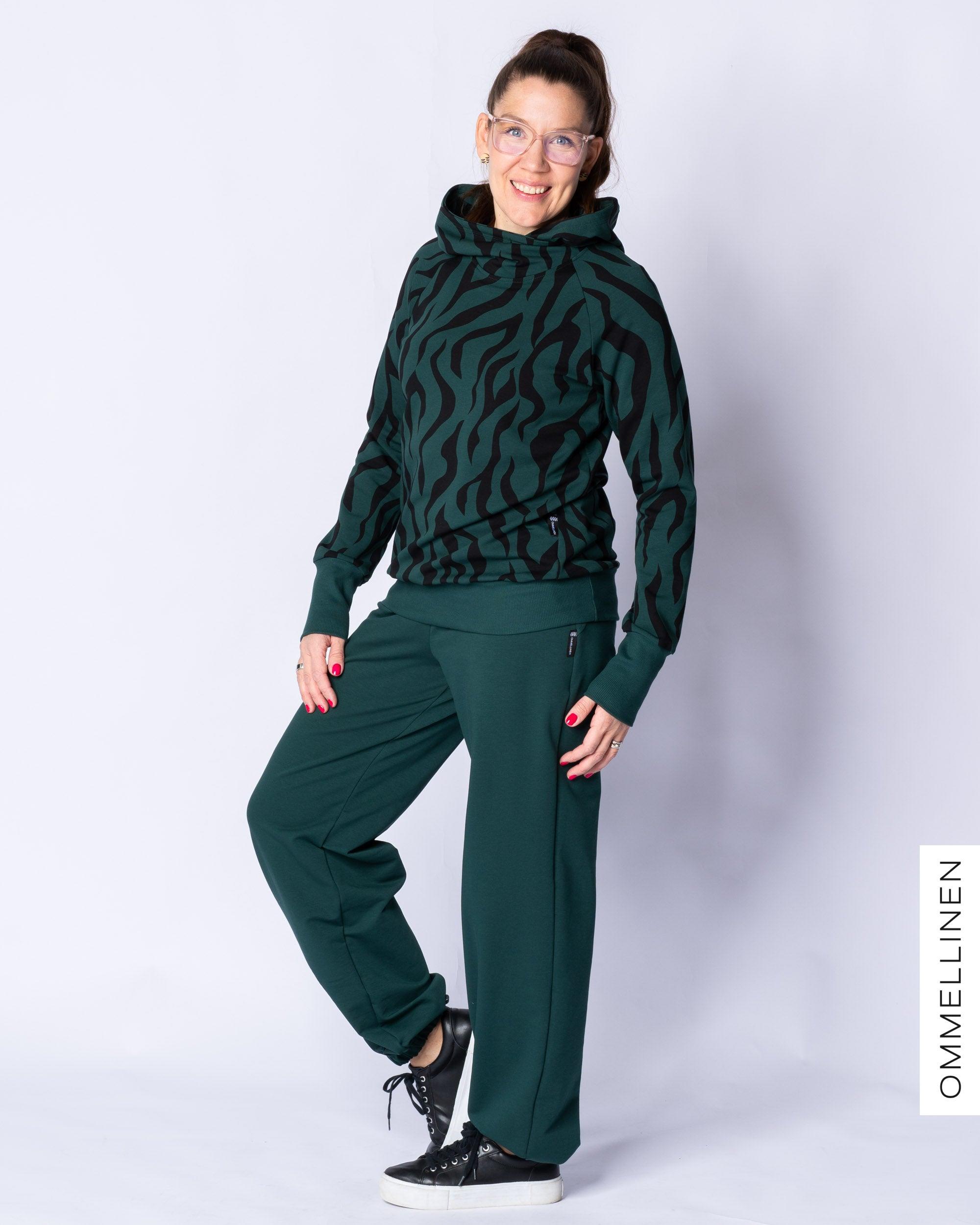 WHOOPS! LUOTTO college pants, dark green - M