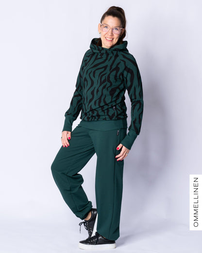 WHOOPS! LUOTTO college pants, dark green - M