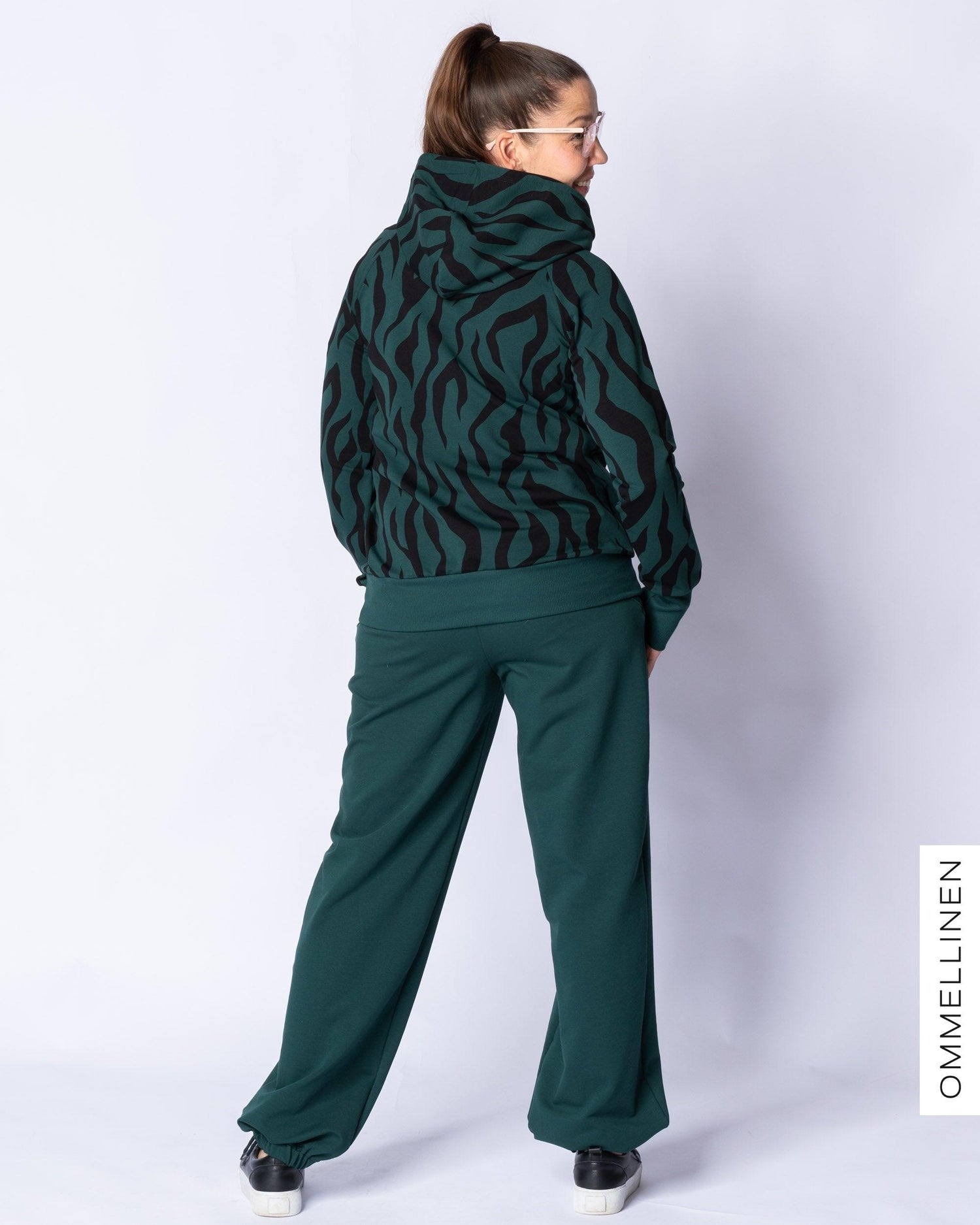 WHOOPS! LUOTTO college pants, dark green - M