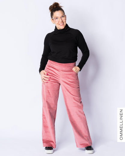 CORDUROY pants, rose