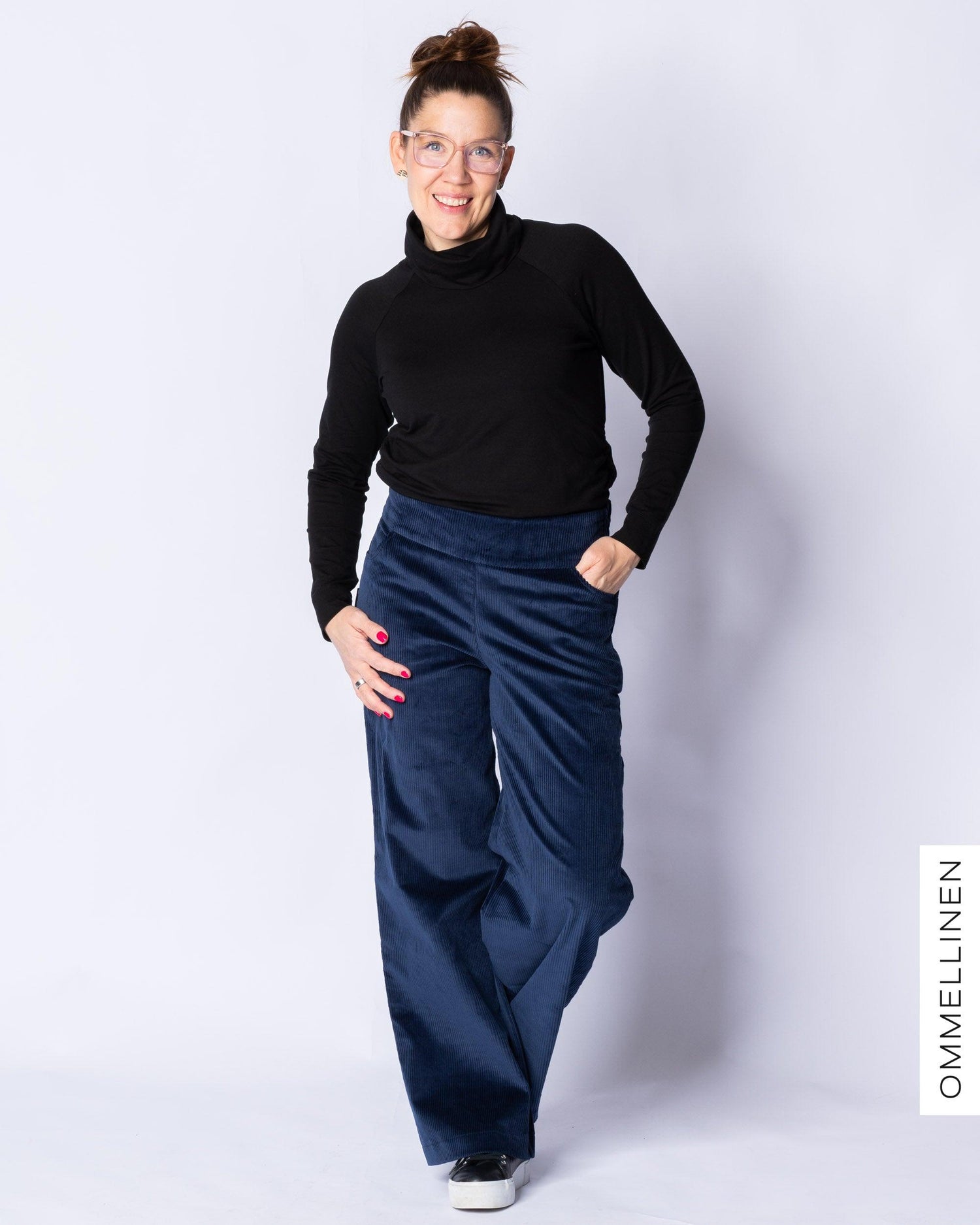 CORDUROY pants, blue