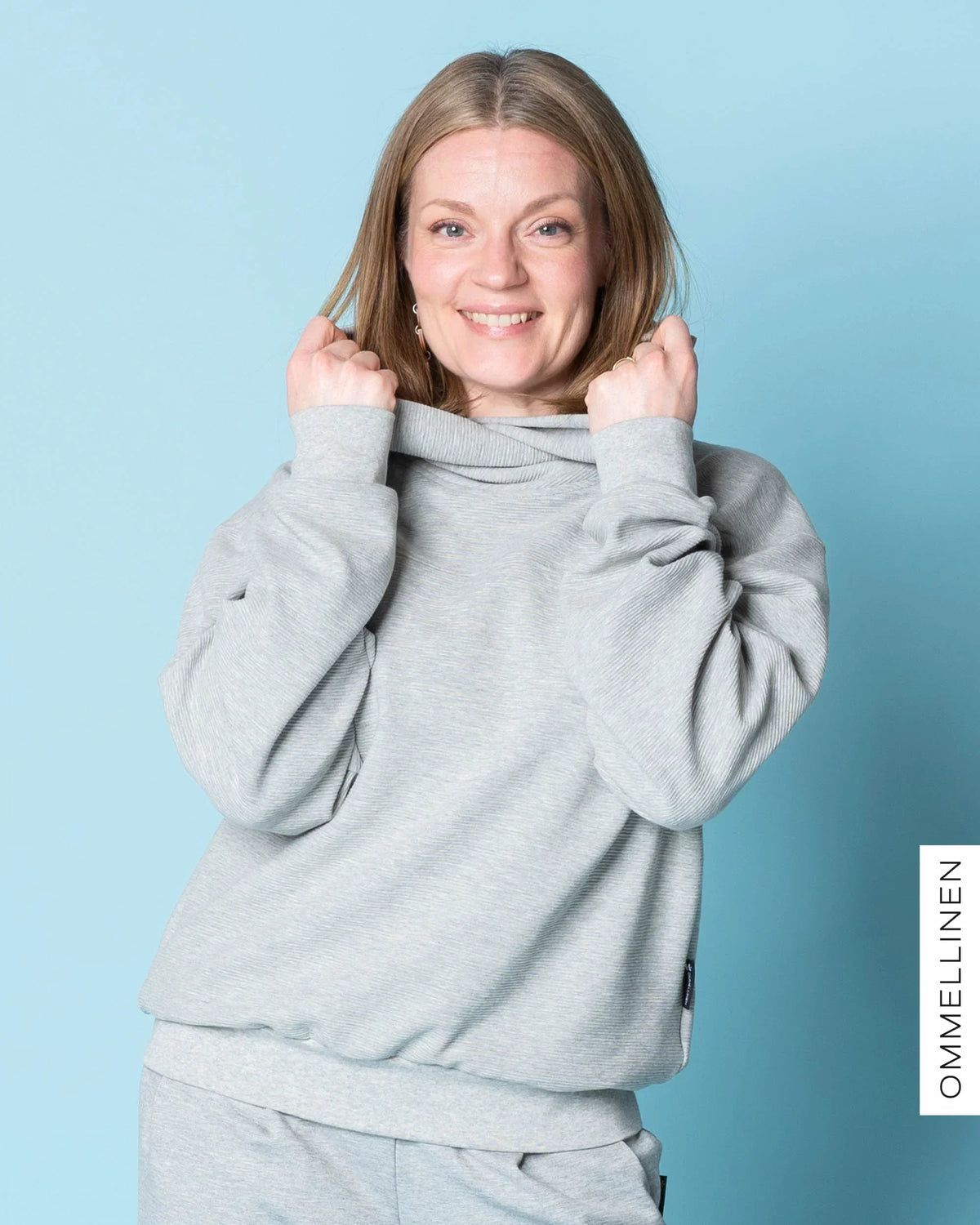 GIANT hoodie, melange grey