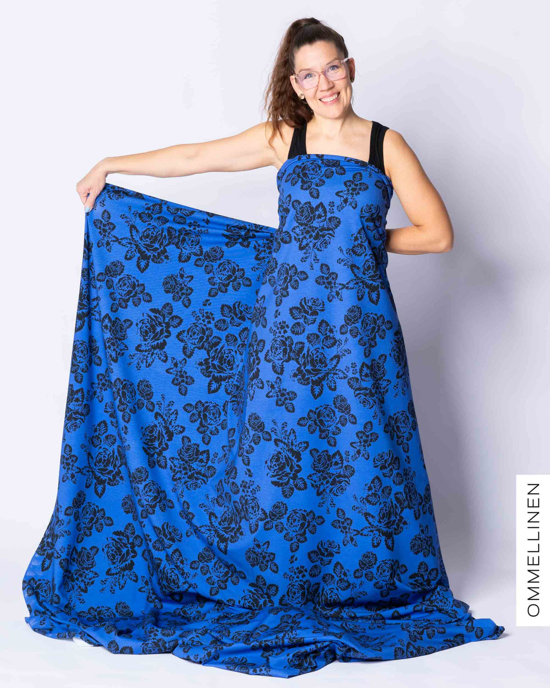 Digitrikoo - PALA, Babushka Roses Pitsi - sininen