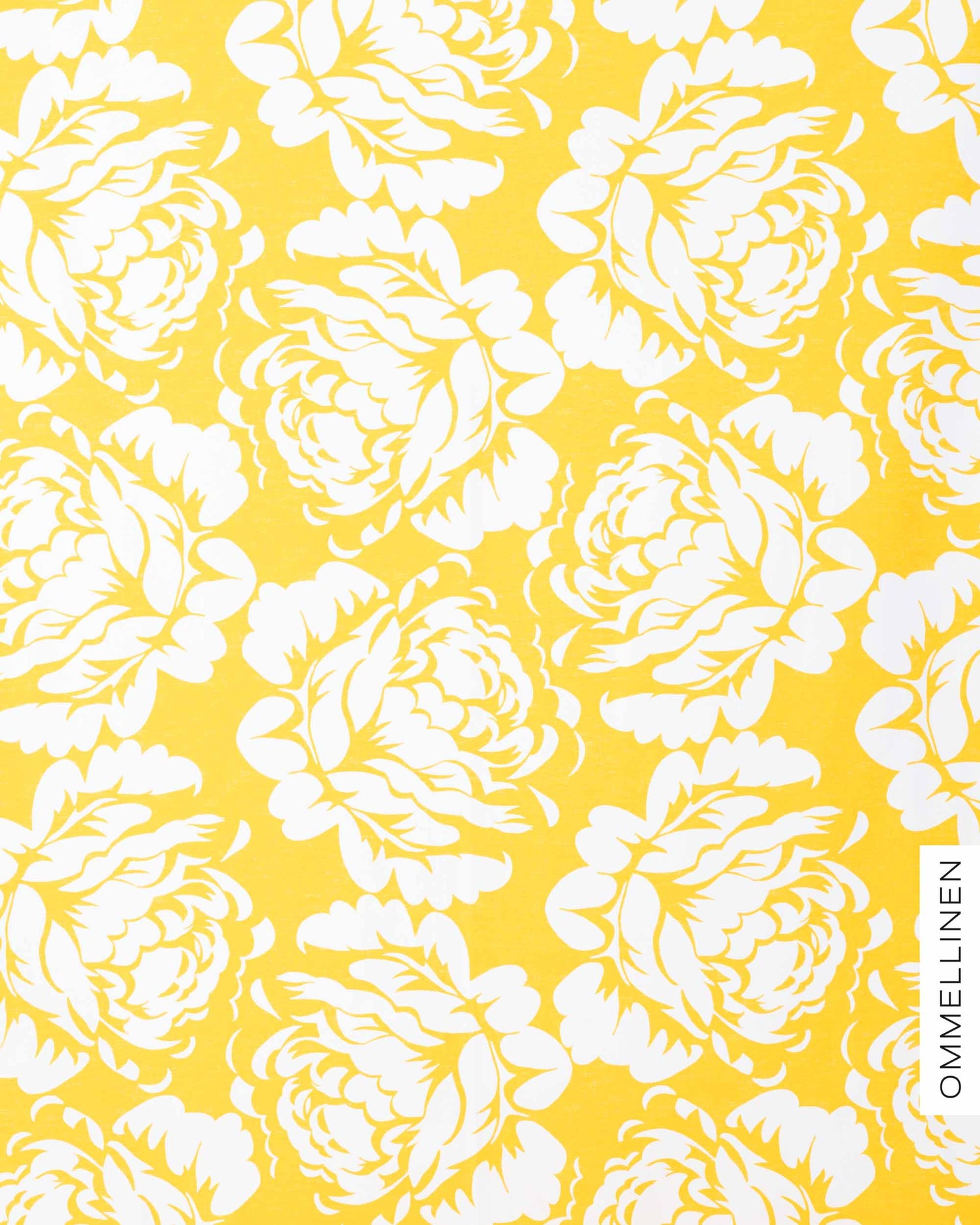 Jersey - PRE-CUT, Babushka Roses Giant - yellow/white