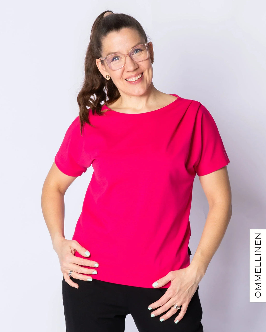 HUPS! Laskosteeppari, pinkki - XL