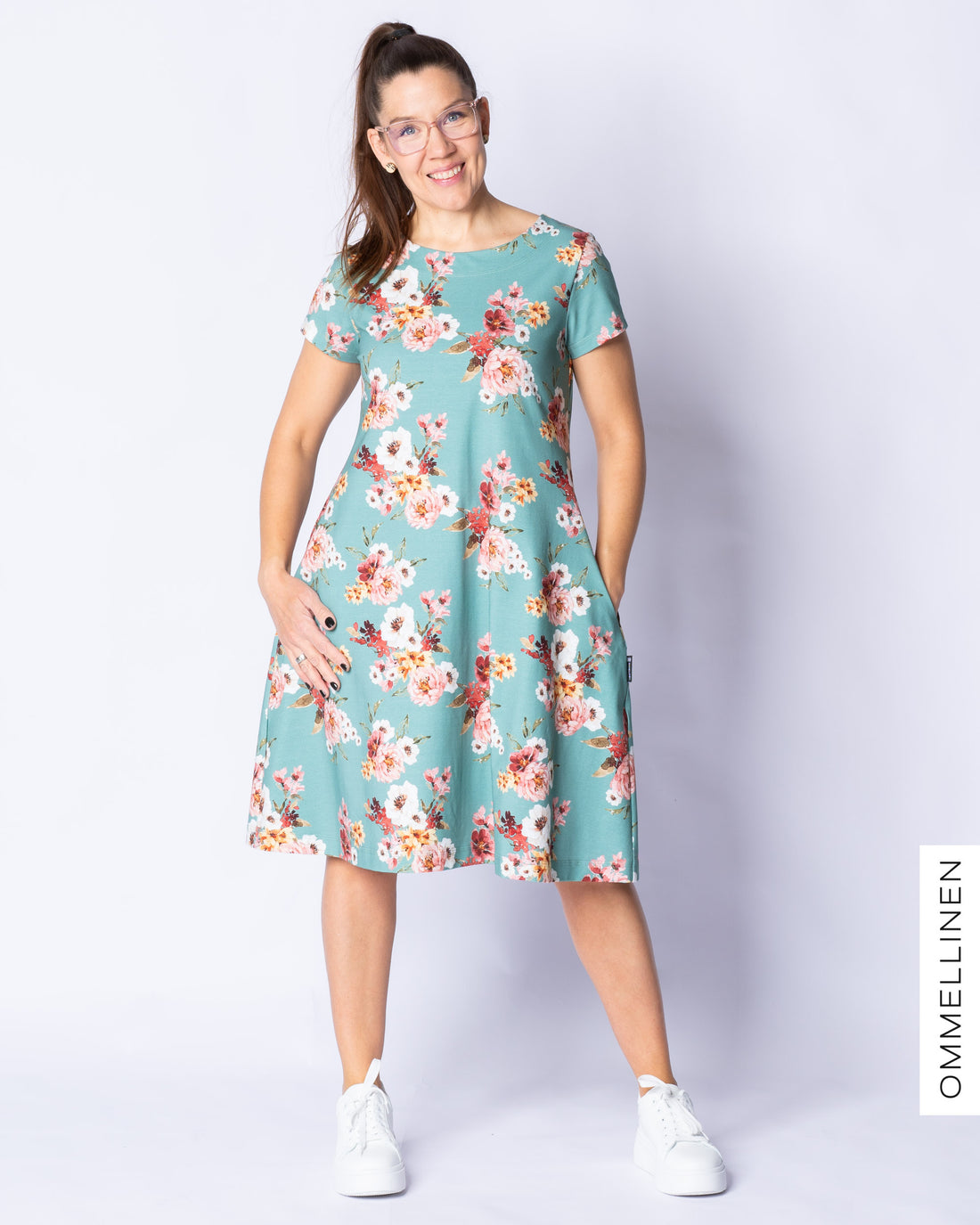 Mekkotunika - lyhyt hiha, Vieno - vedenvihreÀ