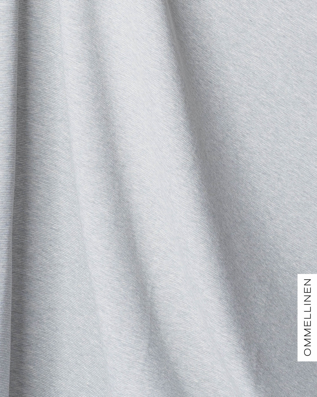 Ottoman - puuvillaneulos - PALA, meleerattu harmaa