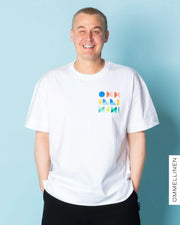 WHOOPS!  MIKI t-shirt, white - XXL