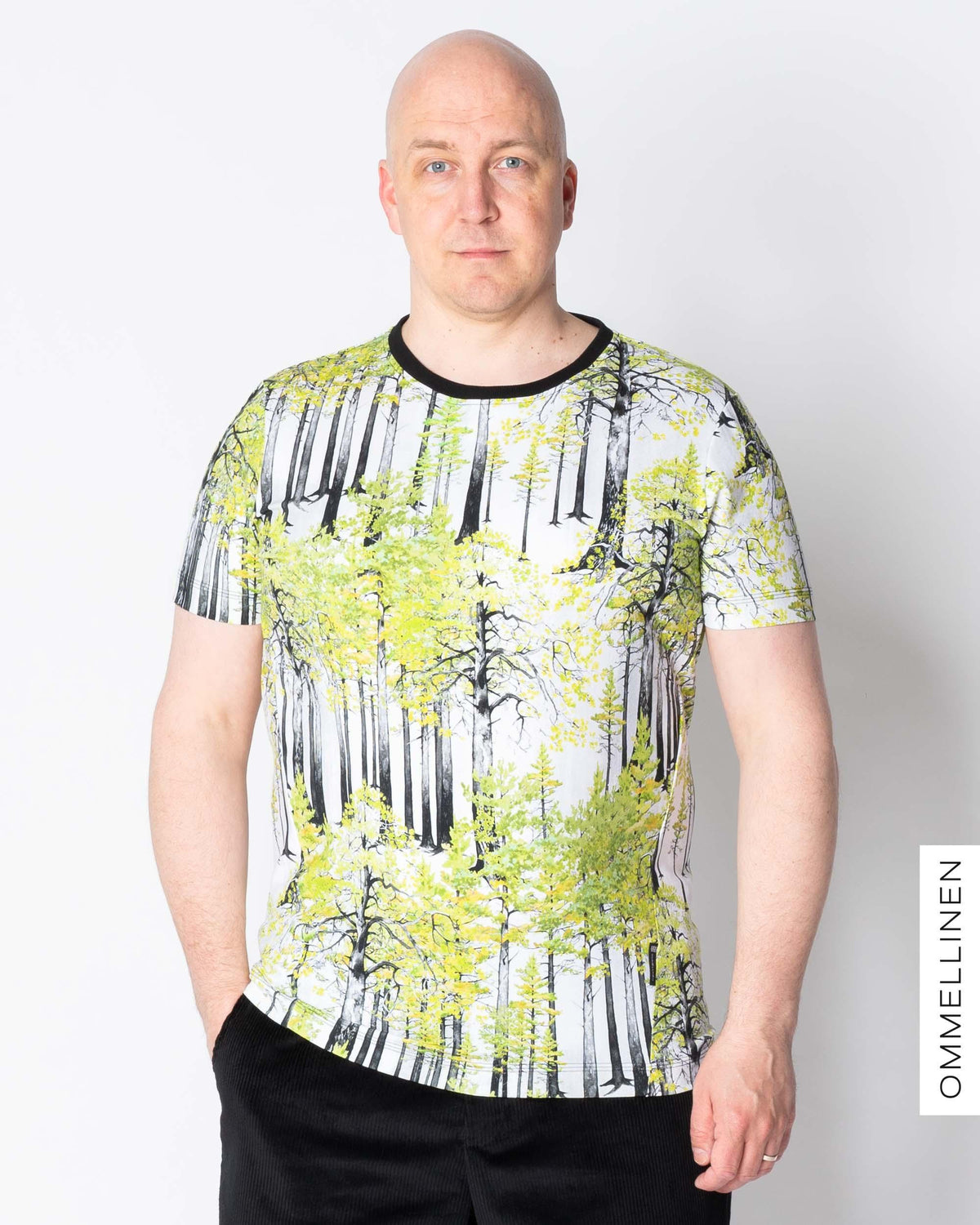Men's T-shirt, Ikihonka - light green