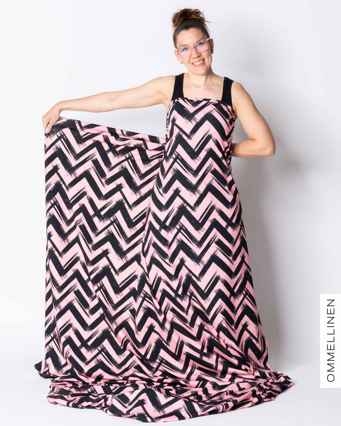 Jersey, Siksak - light pink