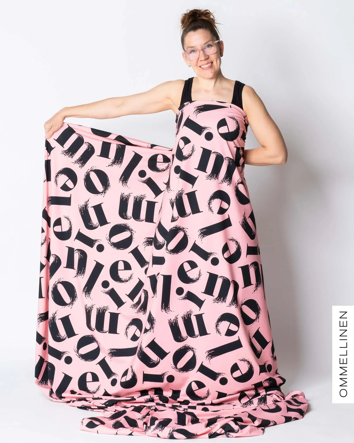 Jersey, Kirjaimet - light pink