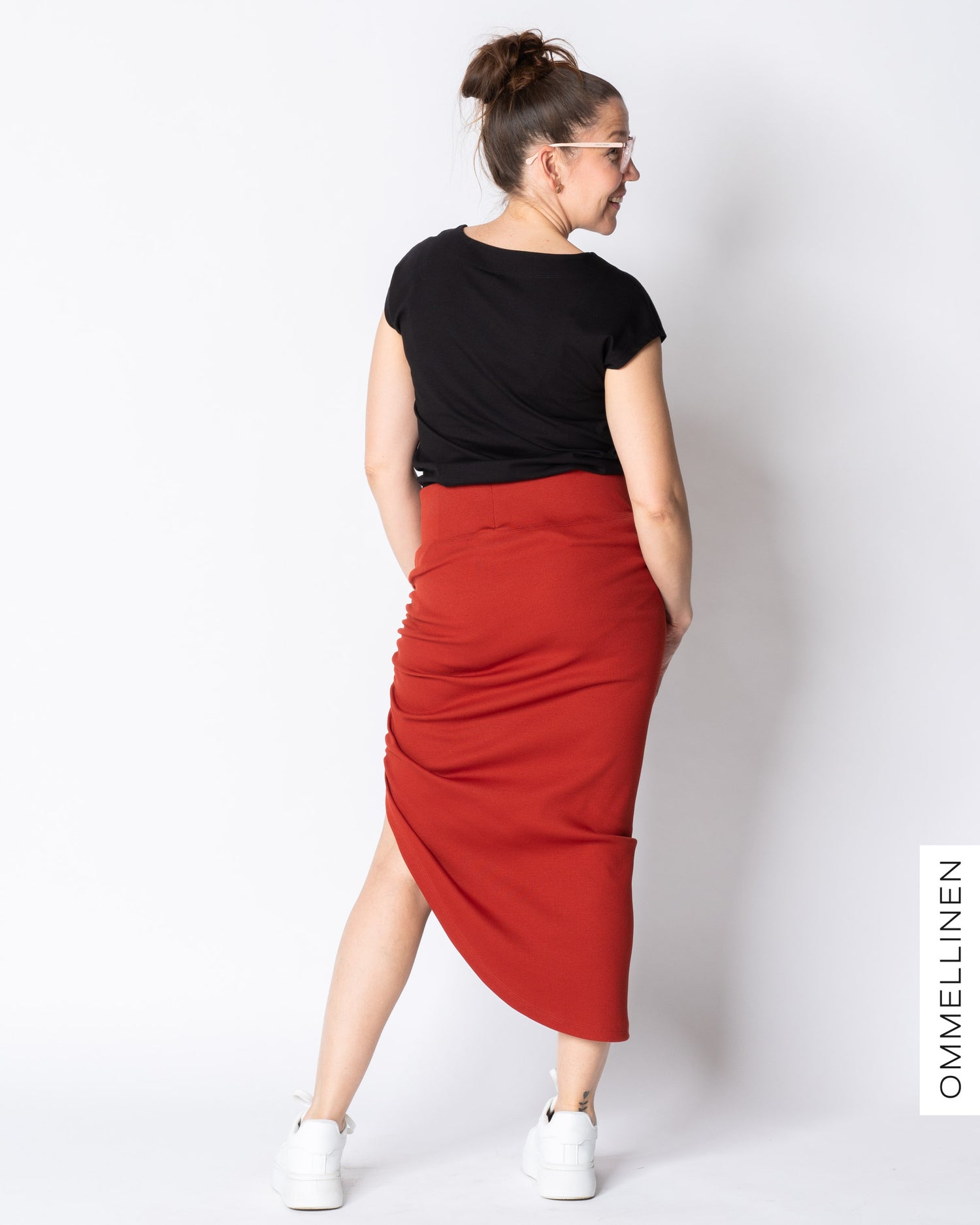 MONEKSI skirt, burnt orange