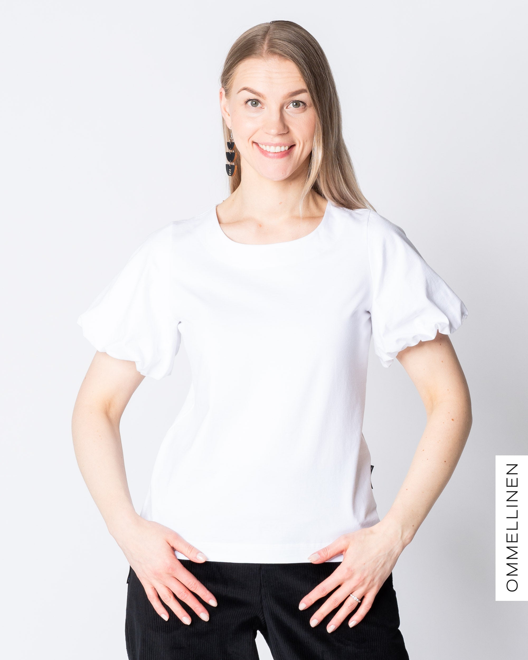 WHOOPS! PUFFI t-shirt, white - XL