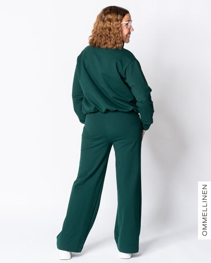 WHOOPS! KAULUS college shirt, emerald - XL