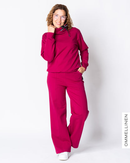 WHOOPS! KAULUS college shirt, ruby - XXL