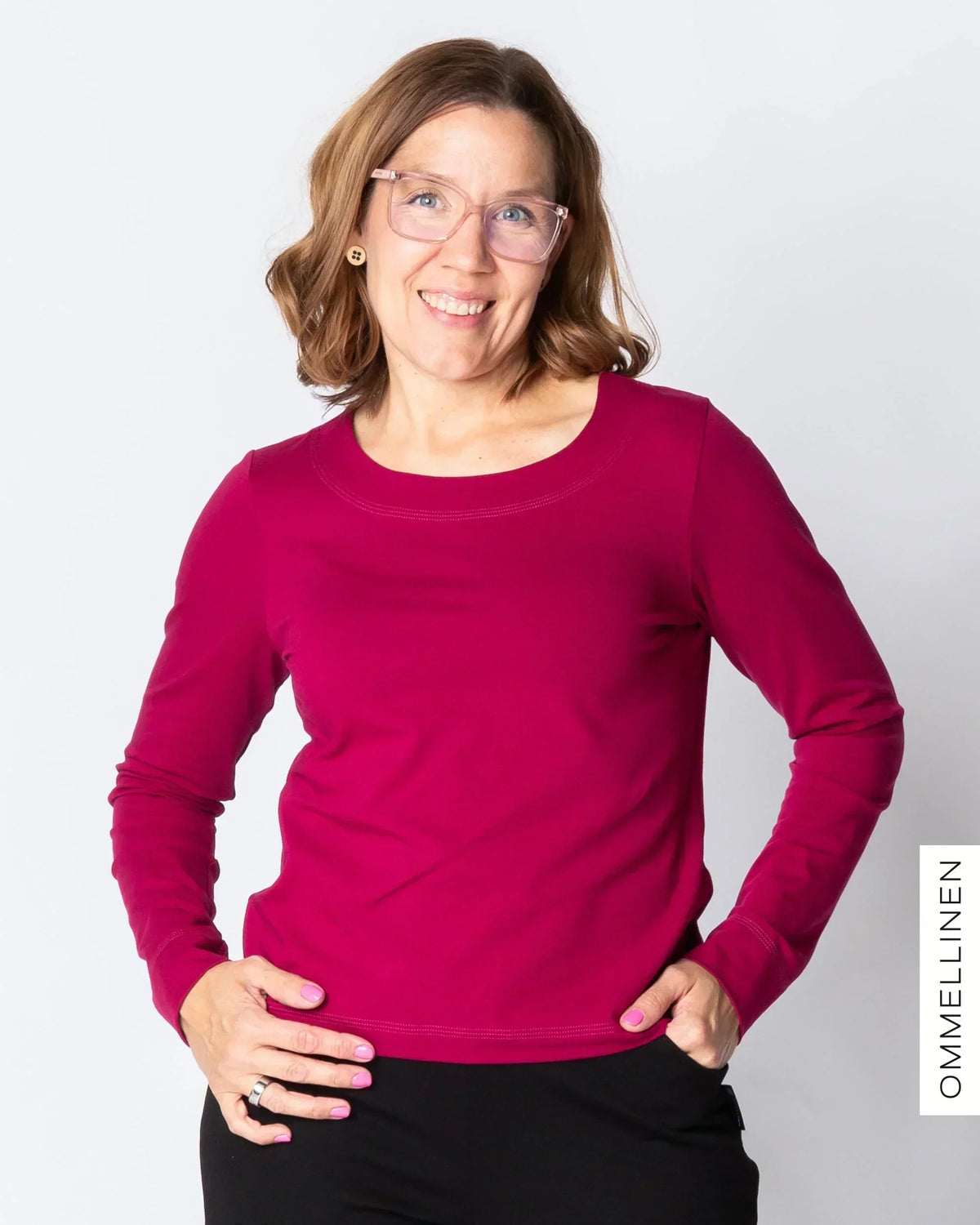 IISI shirt, ruby