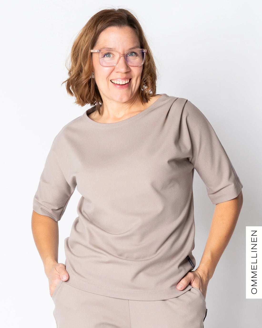 Laskosteeppari 1/2-hiha, latte