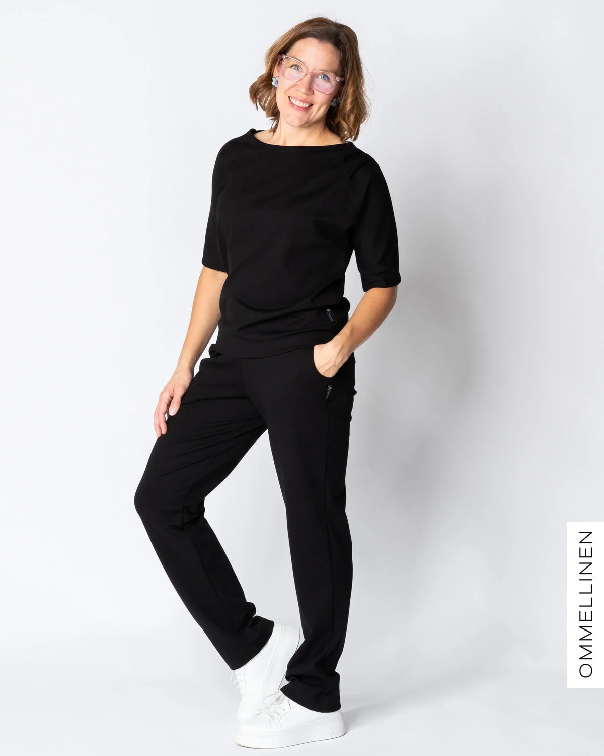 LASKOS t-shirt 1/2-sleeve, black
