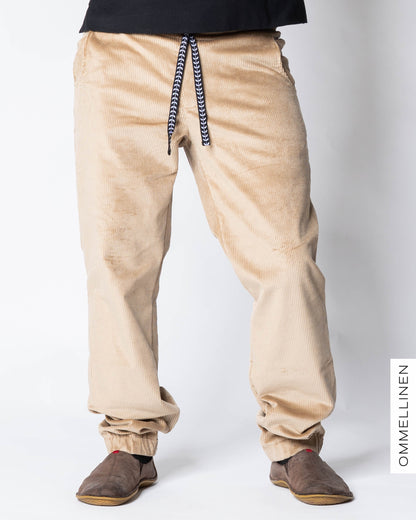 Miesten vakosamettihousut, hiekka