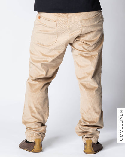 Miesten vakosamettihousut, hiekka