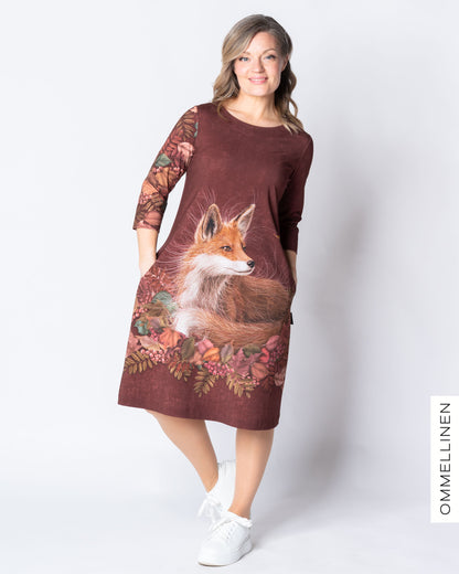 Iisimekko, Syksyn lehdet ja kettu - burgundi