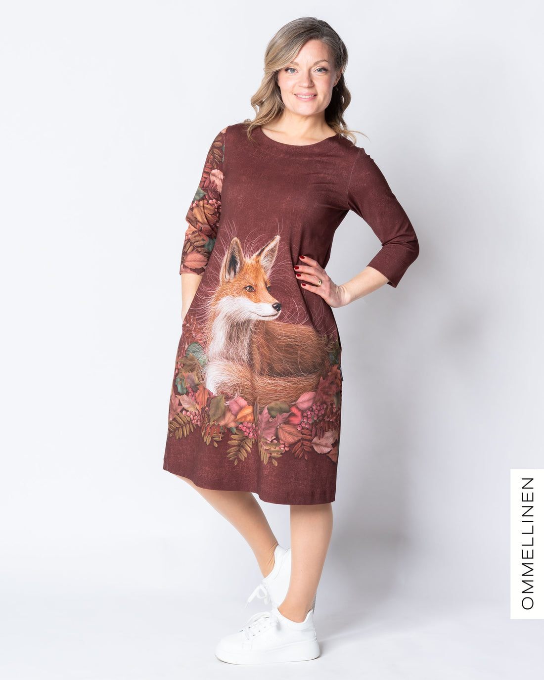 Iisimekko, Syksyn lehdet ja kettu - burgundi