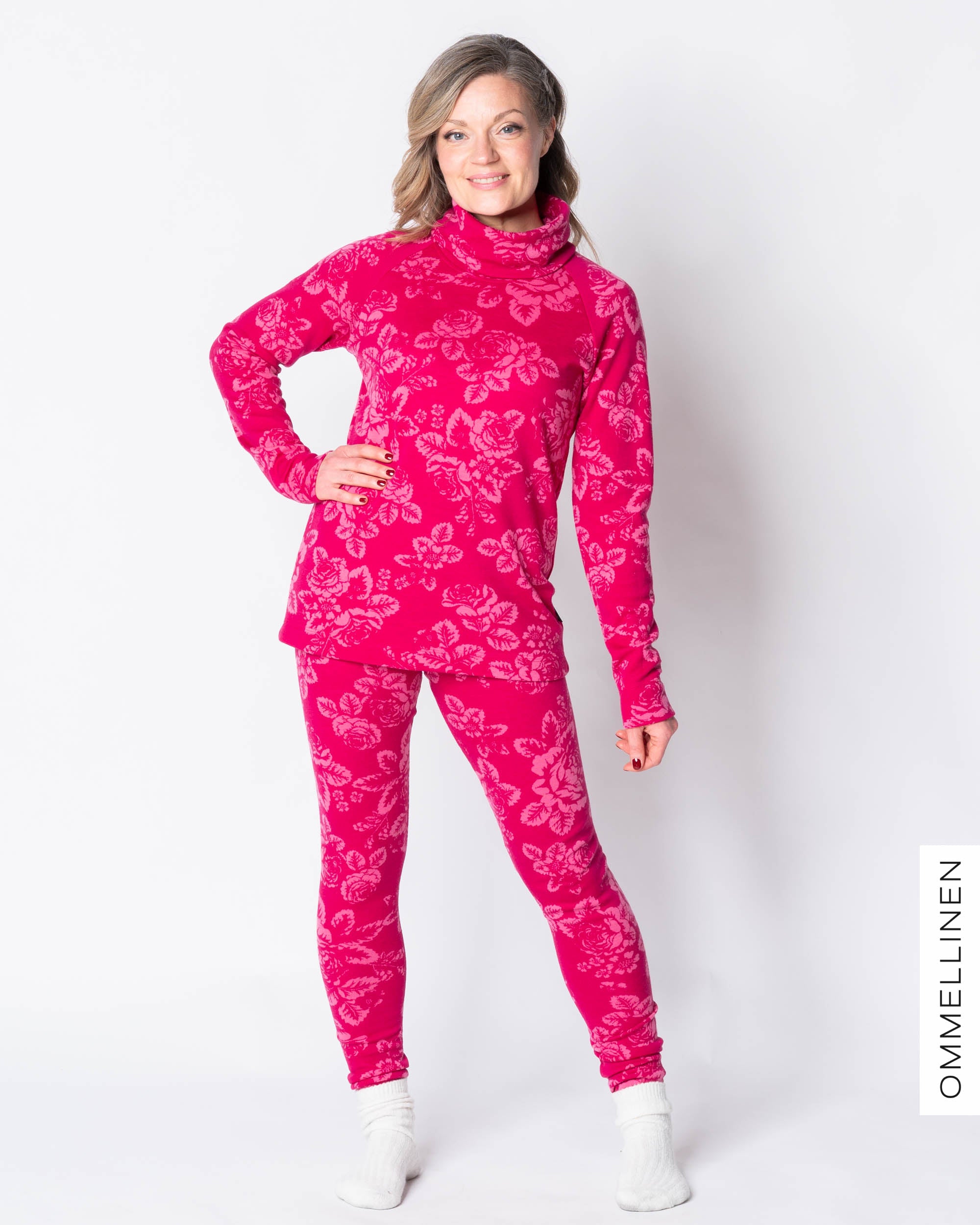 Merinoleggarit, Babushka Roses - pinkki