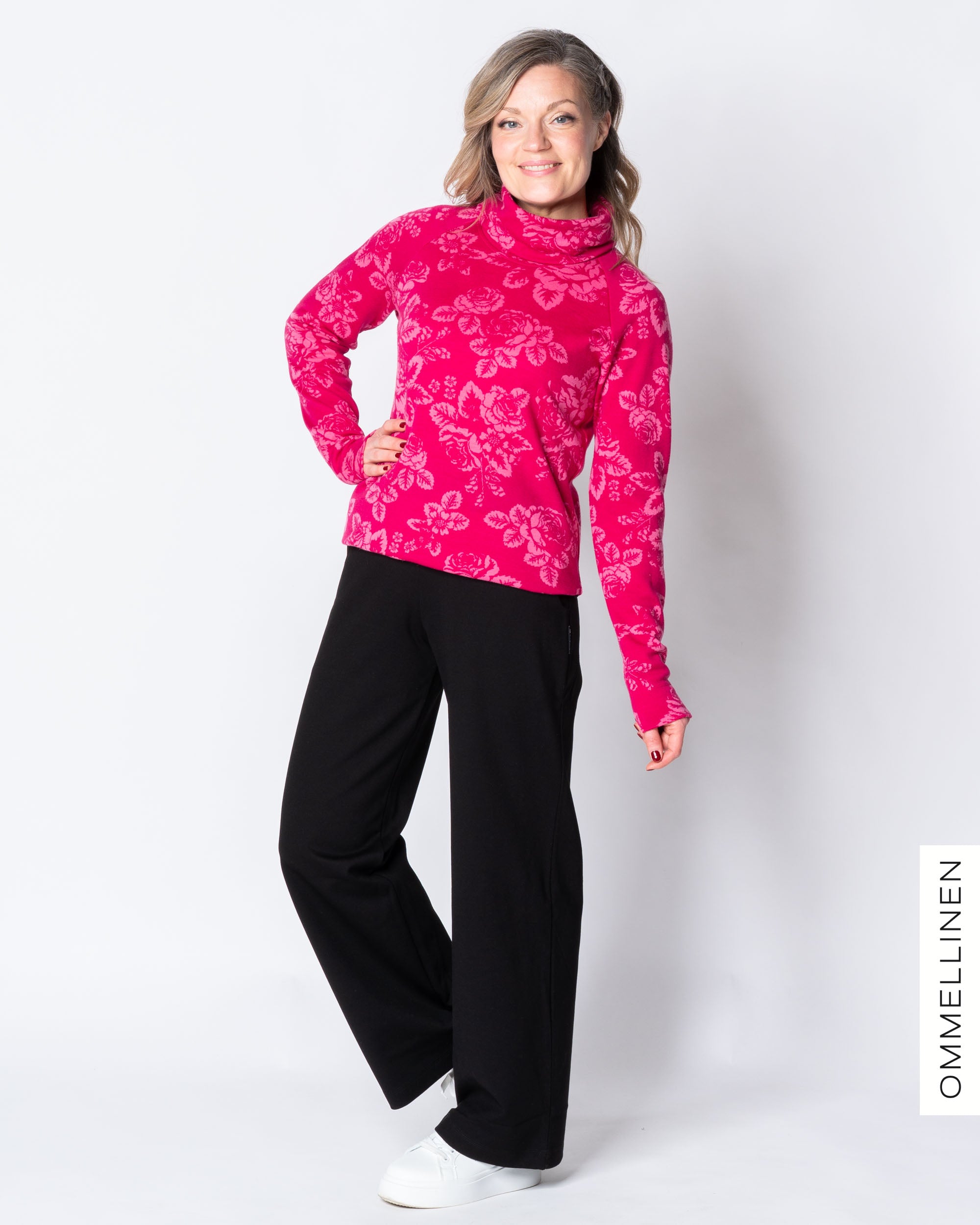 Merinopoolo, Babushka Roses - pinkki